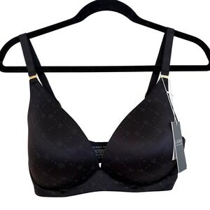 Lauren Ralph Lauren Black Full Coverage Underwire T-Shirt Bra 36B‎ NWT